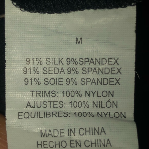 Bebe polka dot silk wrap blouse - Picture 5 of 5